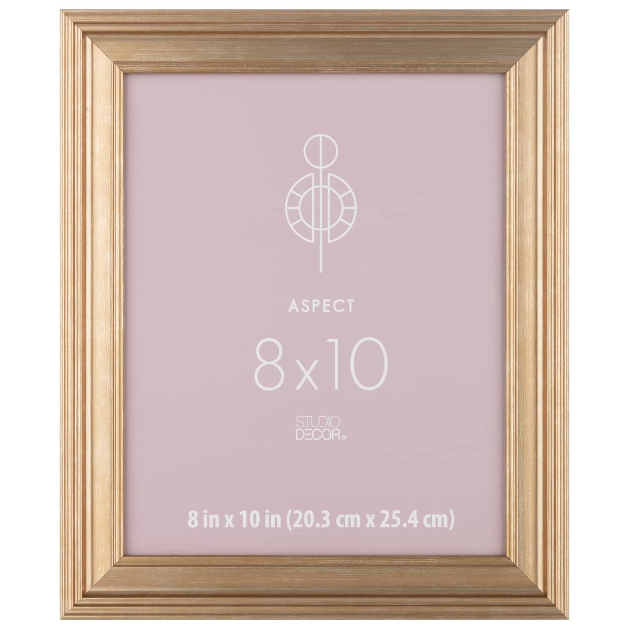 Aspect 8" x 10" Gold Wide Frame by Studio Décor®